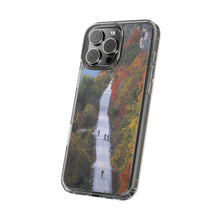 Load image into Gallery viewer, Katy Trail Clear Phone Cases of America's Longest Rails to Trails Project. Shock Absorbing, Multiple Sizes, Hiking, Biking, Cycling, Trails. Rocheport, Missouri.