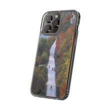 Load image into Gallery viewer, Katy Trail Clear Phone Cases of America's Longest Rails to Trails Project. Shock Absorbing, Multiple Sizes, Hiking, Biking, Cycling, Trails. Rocheport, Missouri.