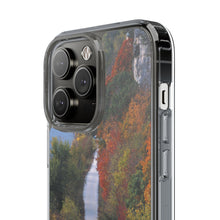 Load image into Gallery viewer, Katy Trail Clear Phone Cases of America's Longest Rails to Trails Project. Shock Absorbing, Multiple Sizes, Hiking, Biking, Cycling, Trails. Rocheport, Missouri.