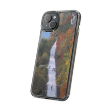 Load image into Gallery viewer, Katy Trail Clear Phone Cases of America's Longest Rails to Trails Project. Shock Absorbing, Multiple Sizes, Hiking, Biking, Cycling, Trails. Rocheport, Missouri.