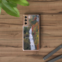 Load image into Gallery viewer, Katy Trail Clear Phone Cases of America's Longest Rails to Trails Project. Shock Absorbing, Multiple Sizes, Hiking, Biking, Cycling, Trails. Rocheport, Missouri.