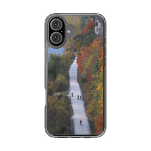 Load image into Gallery viewer, Katy Trail Clear Phone Cases of America's Longest Rails to Trails Project. Shock Absorbing, Multiple Sizes, Hiking, Biking, Cycling, Trails. Rocheport, Missouri.