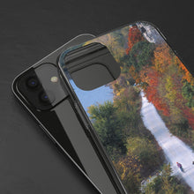 Load image into Gallery viewer, Katy Trail Clear Phone Cases of America's Longest Rails to Trails Project. Shock Absorbing, Multiple Sizes, Hiking, Biking, Cycling, Trails. Rocheport, Missouri.