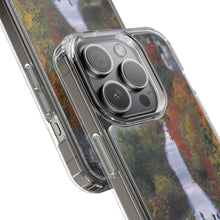 Load image into Gallery viewer, Katy Trail Clear Phone Cases of America's Longest Rails to Trails Project. Shock Absorbing, Multiple Sizes, Hiking, Biking, Cycling, Trails. Rocheport, Missouri.