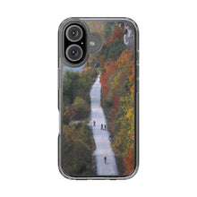 Load image into Gallery viewer, Katy Trail Clear Phone Cases of America's Longest Rails to Trails Project. Shock Absorbing, Multiple Sizes, Hiking, Biking, Cycling, Trails. Rocheport, Missouri.