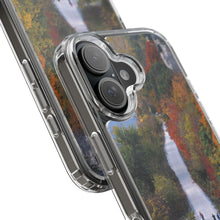 Load image into Gallery viewer, Katy Trail Clear Phone Cases of America's Longest Rails to Trails Project. Shock Absorbing, Multiple Sizes, Hiking, Biking, Cycling, Trails. Rocheport, Missouri.