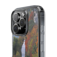 Load image into Gallery viewer, Katy Trail Clear Phone Cases of America's Longest Rails to Trails Project. Shock Absorbing, Multiple Sizes, Hiking, Biking, Cycling, Trails. Rocheport, Missouri.