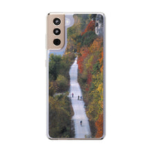 Load image into Gallery viewer, Katy Trail Clear Phone Cases of America's Longest Rails to Trails Project. Shock Absorbing, Multiple Sizes, Hiking, Biking, Cycling, Trails. Rocheport, Missouri.