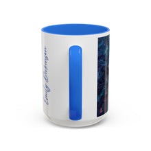 Load image into Gallery viewer, Emily Dickinson Quote - Colorful Peacock Feather Mug, Inspirational Quote for Poets, Writers, Coffee Cup, 15 ounce