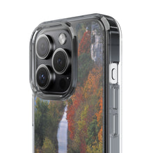 Load image into Gallery viewer, Katy Trail Clear Phone Cases of America's Longest Rails to Trails Project. Shock Absorbing, Multiple Sizes, Hiking, Biking, Cycling, Trails. Rocheport, Missouri.