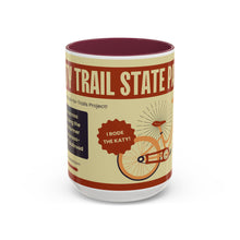 Load image into Gallery viewer, Katy Trail Mug - Missouri Bike Rail Trail Colorful Mus, Ceramic Cup, Outdoor Adventure Camping Coffee Cups, Hiking Nature Lover