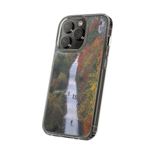 Load image into Gallery viewer, Katy Trail Clear Phone Cases of America's Longest Rails to Trails Project. Shock Absorbing, Multiple Sizes, Hiking, Biking, Cycling, Trails. Rocheport, Missouri.