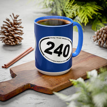 Load image into Gallery viewer, Coffee Mug - Katy Trail Colorful Missouri Map for Cyclists & Trail Lovers 15oz