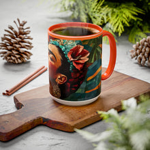 Load image into Gallery viewer, Mug - Frida Kahlo Mosaic Tile Style Inspiring Artist Writer Boho Maximalist Vibe