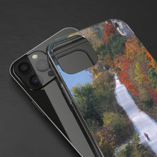 Load image into Gallery viewer, Katy Trail Clear Phone Cases of America's Longest Rails to Trails Project. Shock Absorbing, Multiple Sizes, Hiking, Biking, Cycling, Trails. Rocheport, Missouri.