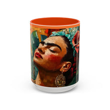 Load image into Gallery viewer, Mug - Frida Kahlo Mosaic Tile Style Inspiring Artist Writer Boho Maximalist Vibe
