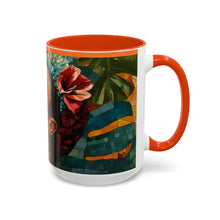 Load image into Gallery viewer, Mug - Frida Kahlo Mosaic Tile Style Inspiring Artist Writer Boho Maximalist Vibe
