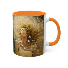 Load image into Gallery viewer, Coffee Mug - Colorful Dandelion Spirit Poetry Design by Brett Dufur
