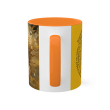 Load image into Gallery viewer, Coffee Mug - Colorful Dandelion Spirit Poetry Design by Brett Dufur
