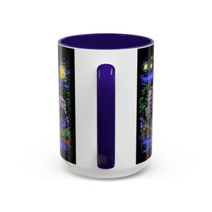 Coffee Mug - Van Down By the River Farley SNL & Starry Night Stylized 15oz