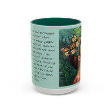 Load image into Gallery viewer, Mug - Mexican Artist Frida Kahlo Mosaic Tile Art Style with Monarch Butterflies &amp; Quote
