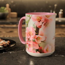 Load image into Gallery viewer, Spring Coffee Mug, Mary Oliver Quote, Colorful Ceramic Cup, Inspirational Tea Mug, Unique Gift for Her, Personalized Coffee Cup
