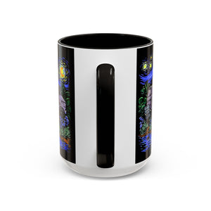 Coffee Mug - Van Down By the River Farley SNL & Starry Night Stylized 15oz