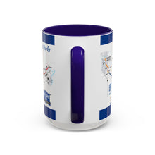 Load image into Gallery viewer, Coffee Mug - Katy Trail and Rock Island Trails Colorful Missouri Map 15oz
