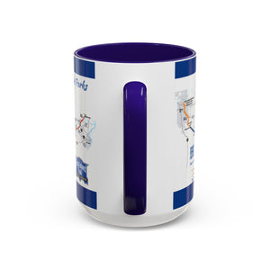 Coffee Mug - Katy Trail and Rock Island Trails Colorful Missouri Map 15oz